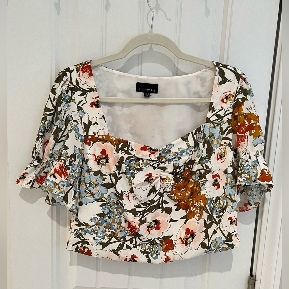 Vici Dolls floral top - size large